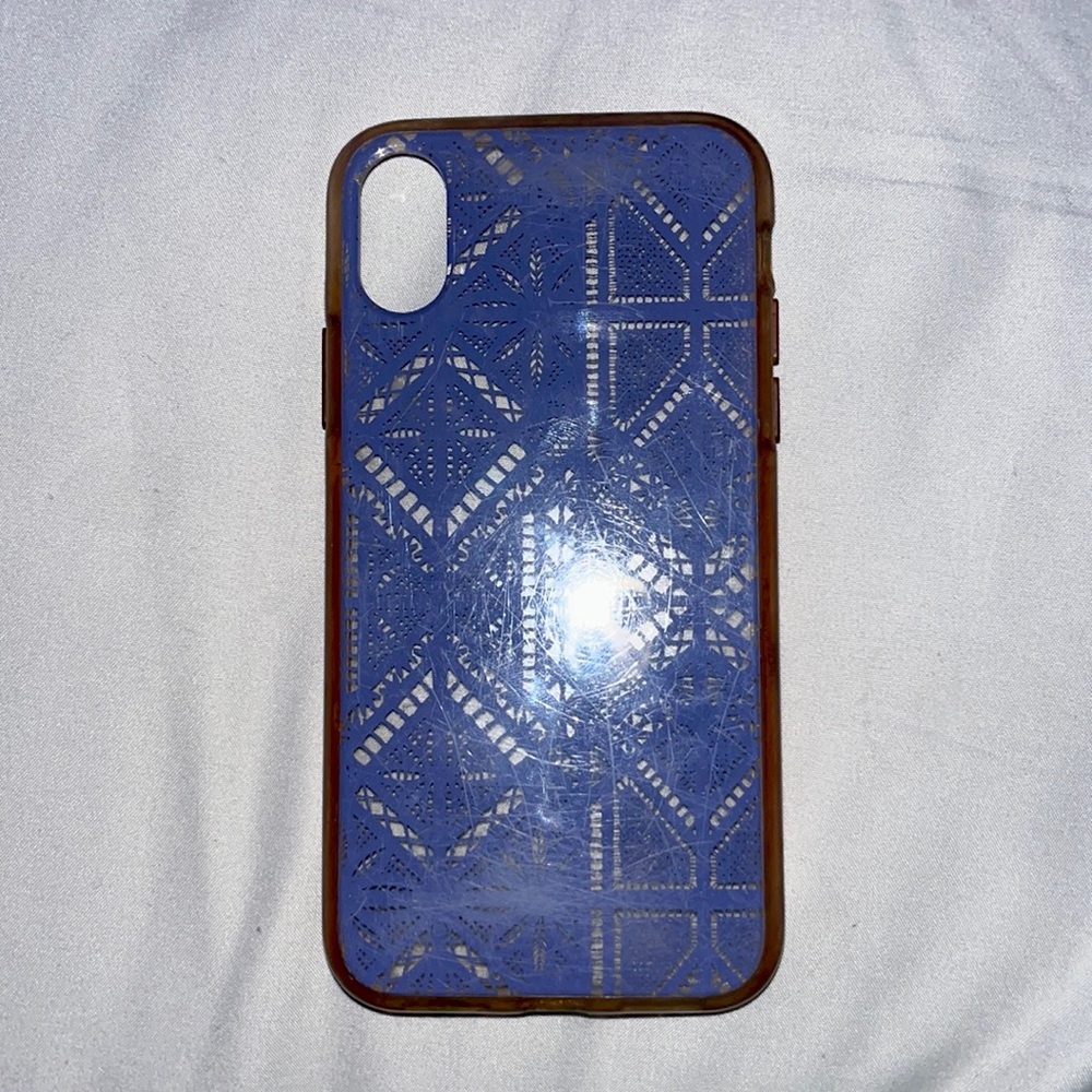 iphone x blue heyday phone case